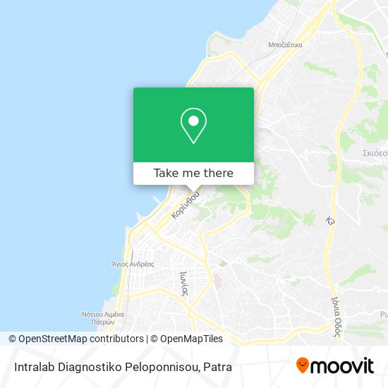 Intralab Diagnostiko Peloponnisou map