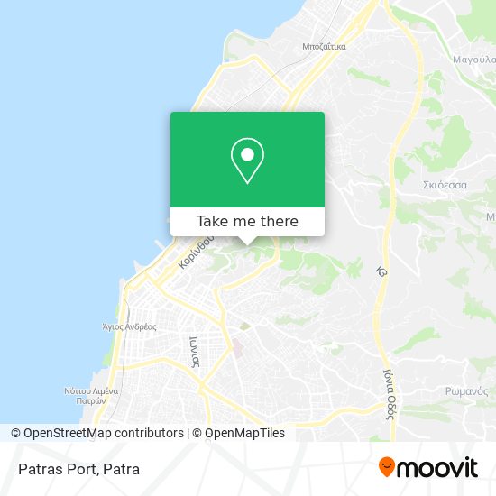 Patras Port map