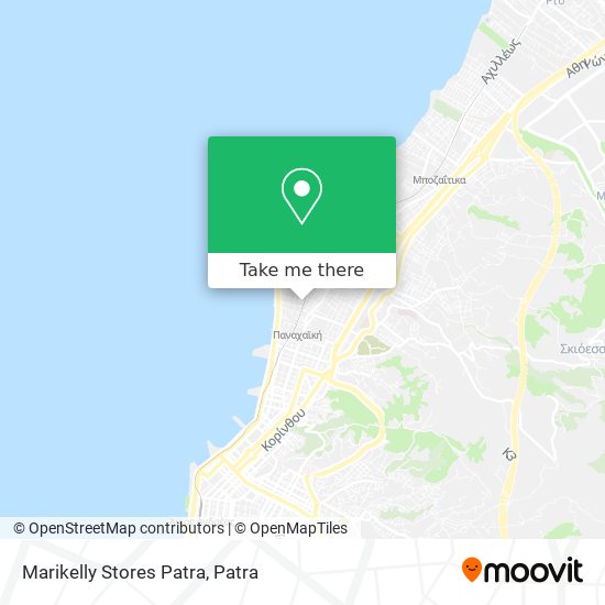 Marikelly Stores Patra map