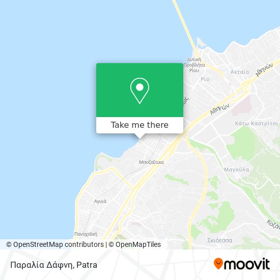 Παραλία Δάφνη map