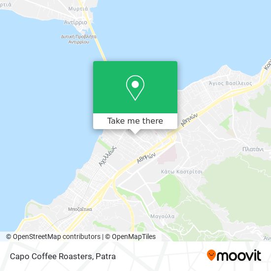 Capo Coffee Roasters map