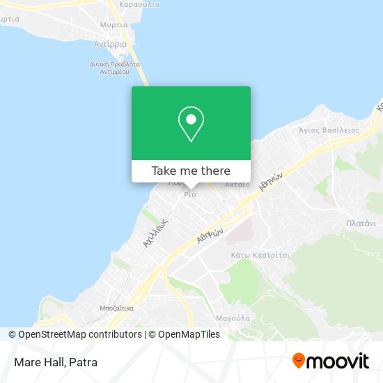 Mare Hall map