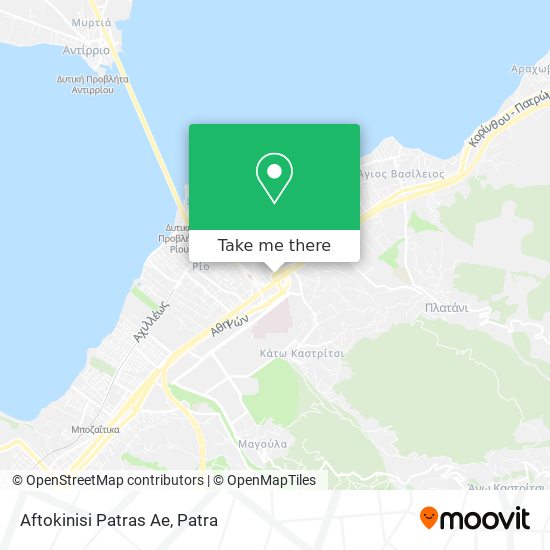 Aftokinisi Patras Ae map