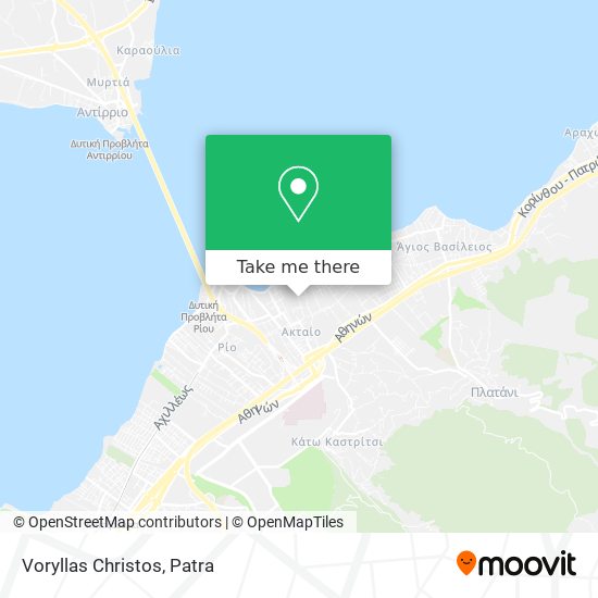 Voryllas Christos map