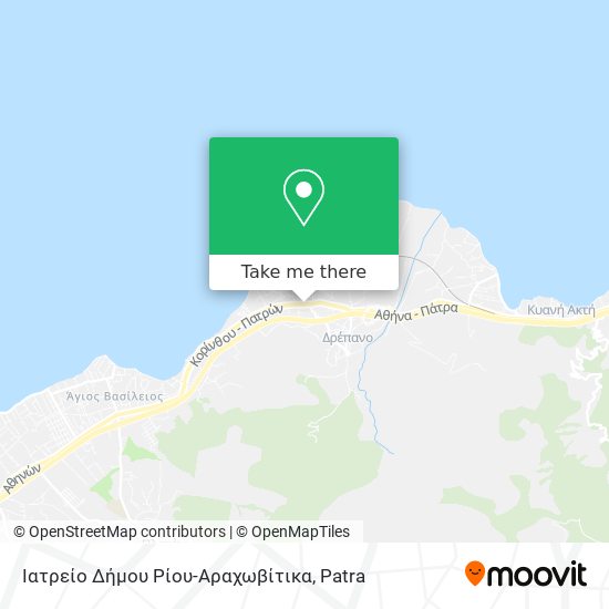 Ιατρείο Δήμου Ρίου-Αραχωβίτικα map