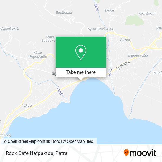 Rock Cafe Nafpaktos map