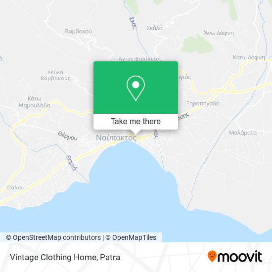 Vintage Clothing Home map