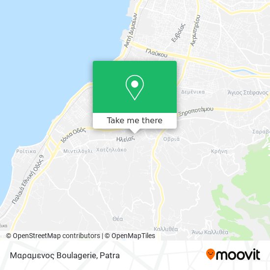 Μαραμενος Boulagerie map