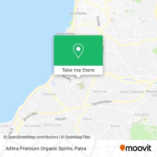 Aithra Premium Organic Spirits map