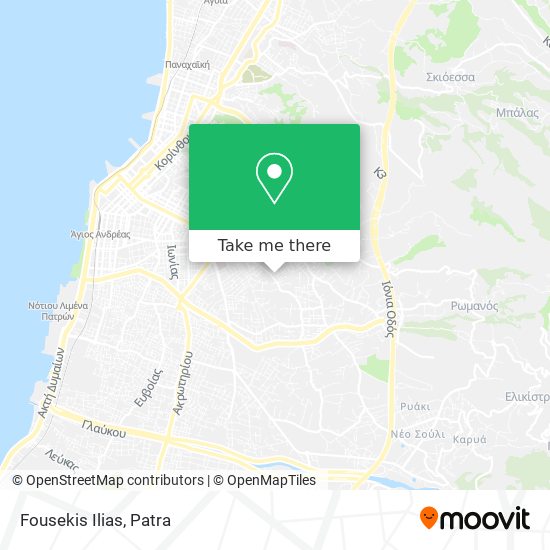Fousekis Ilias map