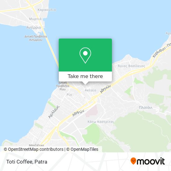 Toti Coffee map