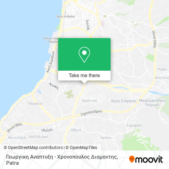 Γεωργικη Αναπτυξη - Χρονοπουλος Διαμαντης map