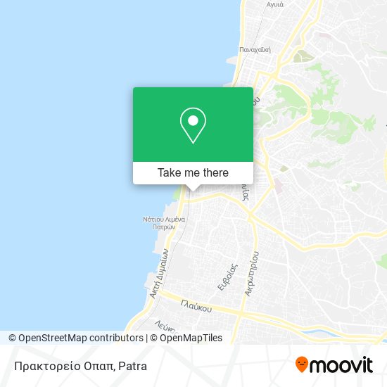 Πρακτορείο Οπαπ map