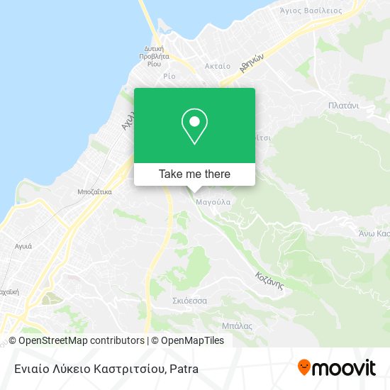 Ενιαίο Λύκειο Καστριτσίου map