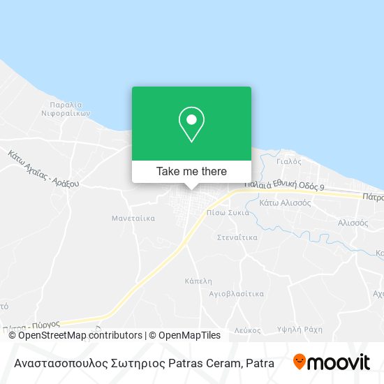 Αναστασοπουλος Σωτηριος Patras Ceram map
