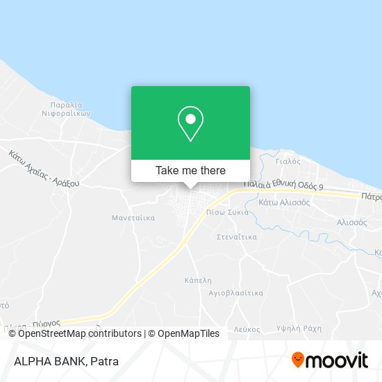 ALPHA BANK map