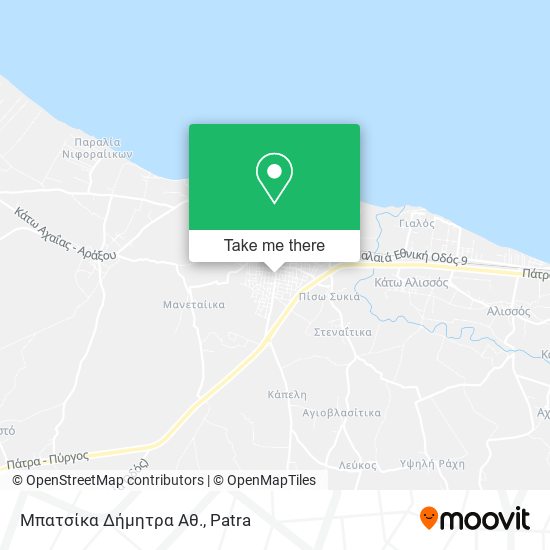 Μπατσίκα Δήμητρα Αθ. map