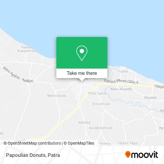 Papoulias Donuts map