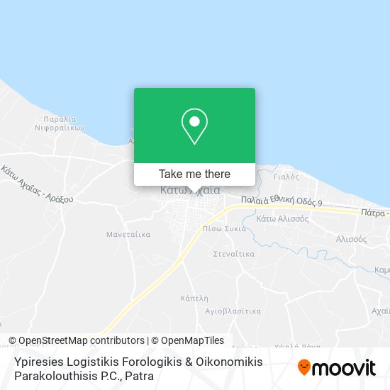 Ypiresies Logistikis Forologikis & Oikonomikis Parakolouthisis P.C. map
