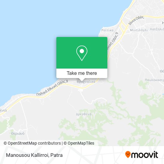 Manousou Kallirroi map