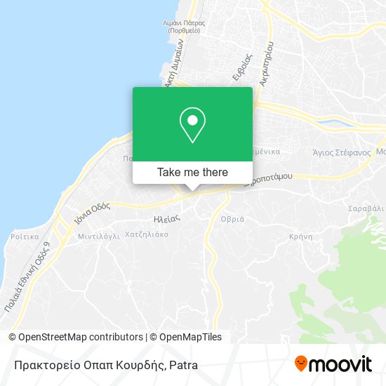 Πρακτορείο Οπαπ Κουρδής map