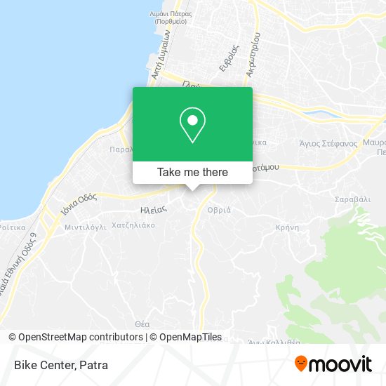 Bike Center map