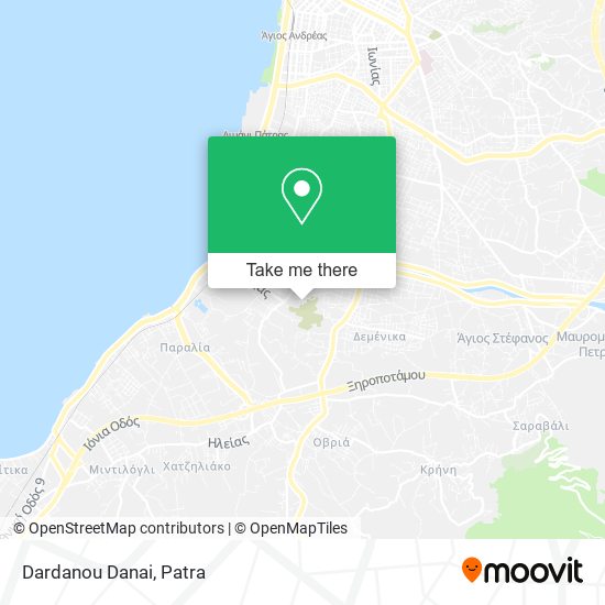 Dardanou Danai map