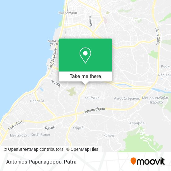 Antonios Papanagopou map