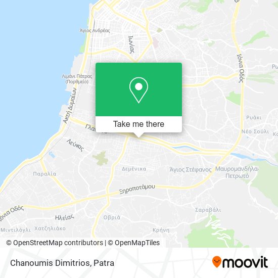 Chanoumis Dimitrios map
