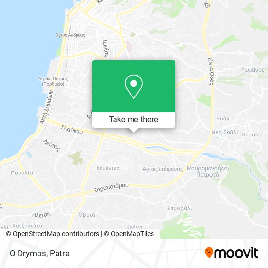 O Drymos map