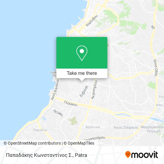 Παπαδάκης Κωνσταντίνος Σ. map