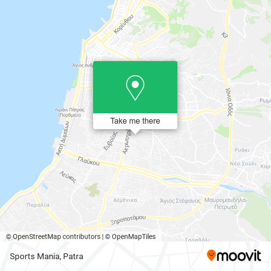 Sports Mania map