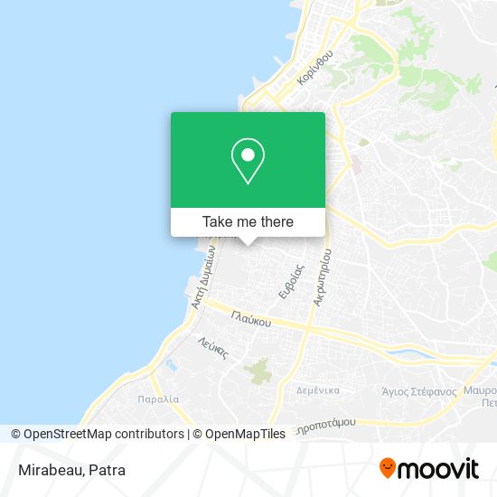 Mirabeau map