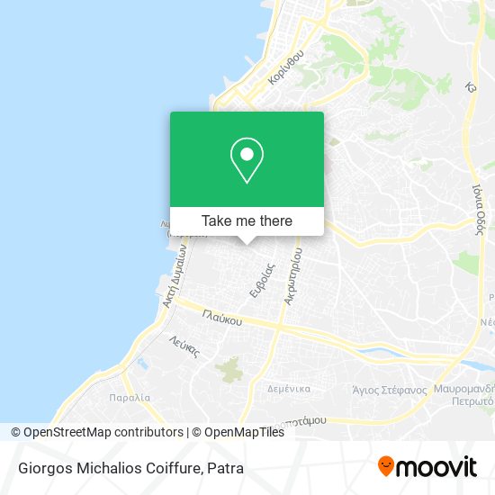 Giorgos Michalios Coiffure map