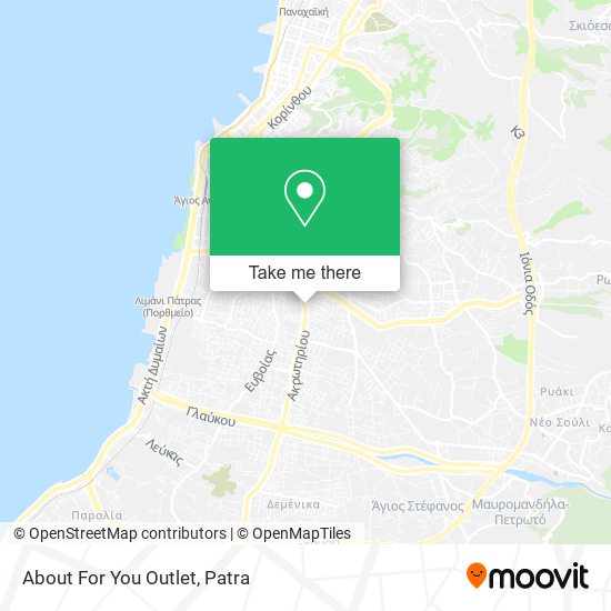 About For You Outlet map