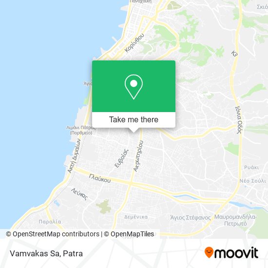Vamvakas Sa map