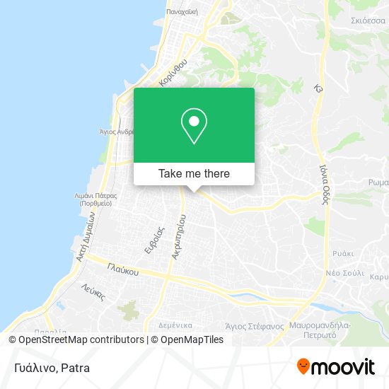 Γυάλινο map