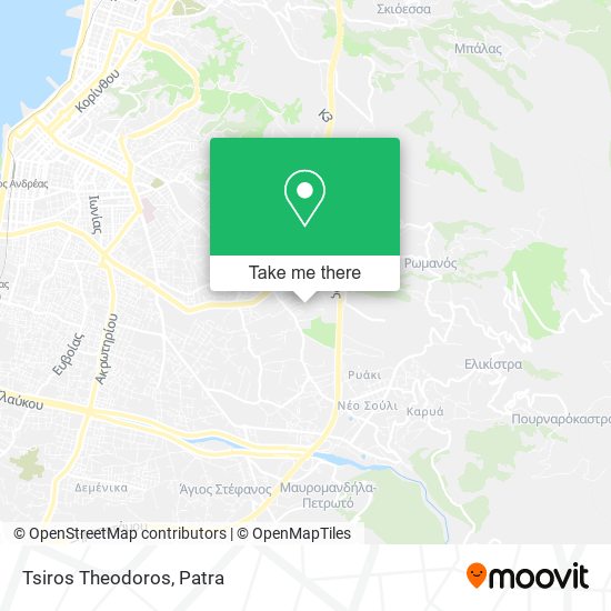 Tsiros Theodoros map