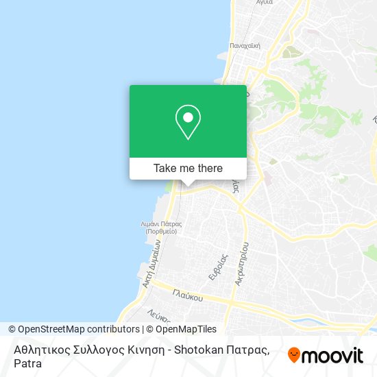 Αθλητικος Συλλογος Κινηση - Shotokan Πατρας map