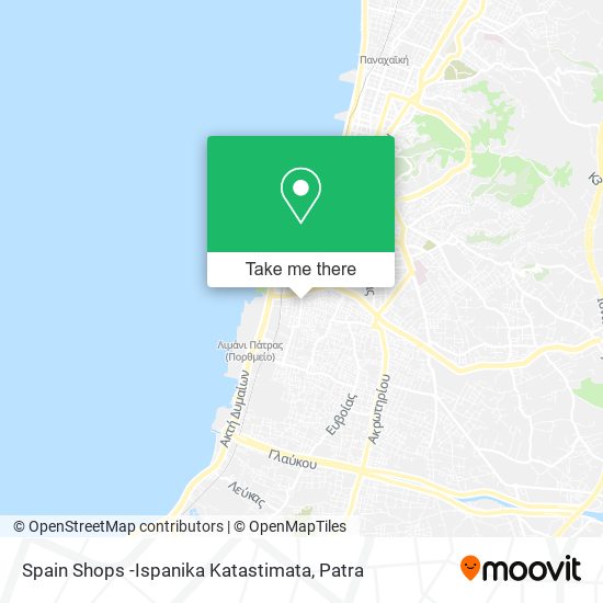Spain Shops -Ispanika Katastimata map