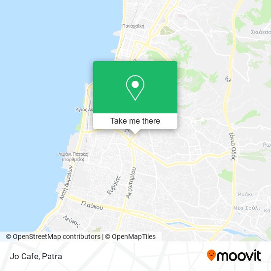 Jo Cafe map