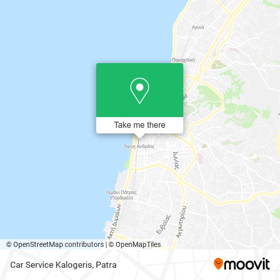 Car Service Kalogeris map