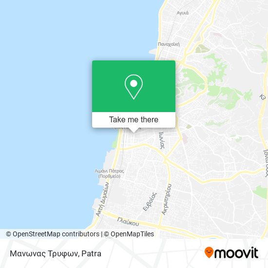 Μανωνας Τρυφων map