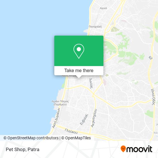 Pet Shop map