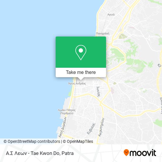 Α.Σ Λεων - Tae Kwon Do map