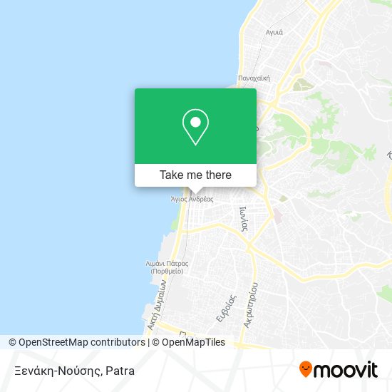 Ξενάκη-Νούσης map