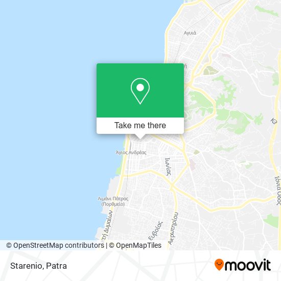 Starenio map