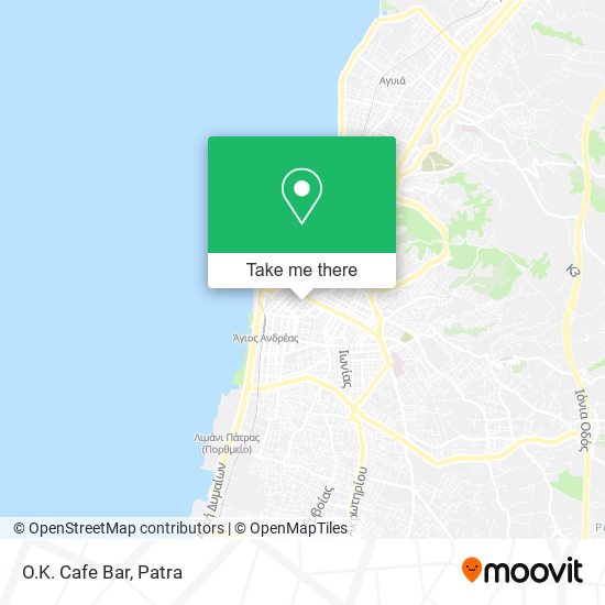 O.K. Cafe Bar map