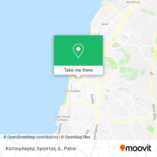 Κατσιμπερης Χρηστος Δ. map