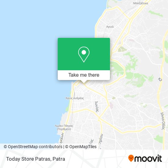 Today Store Patras map